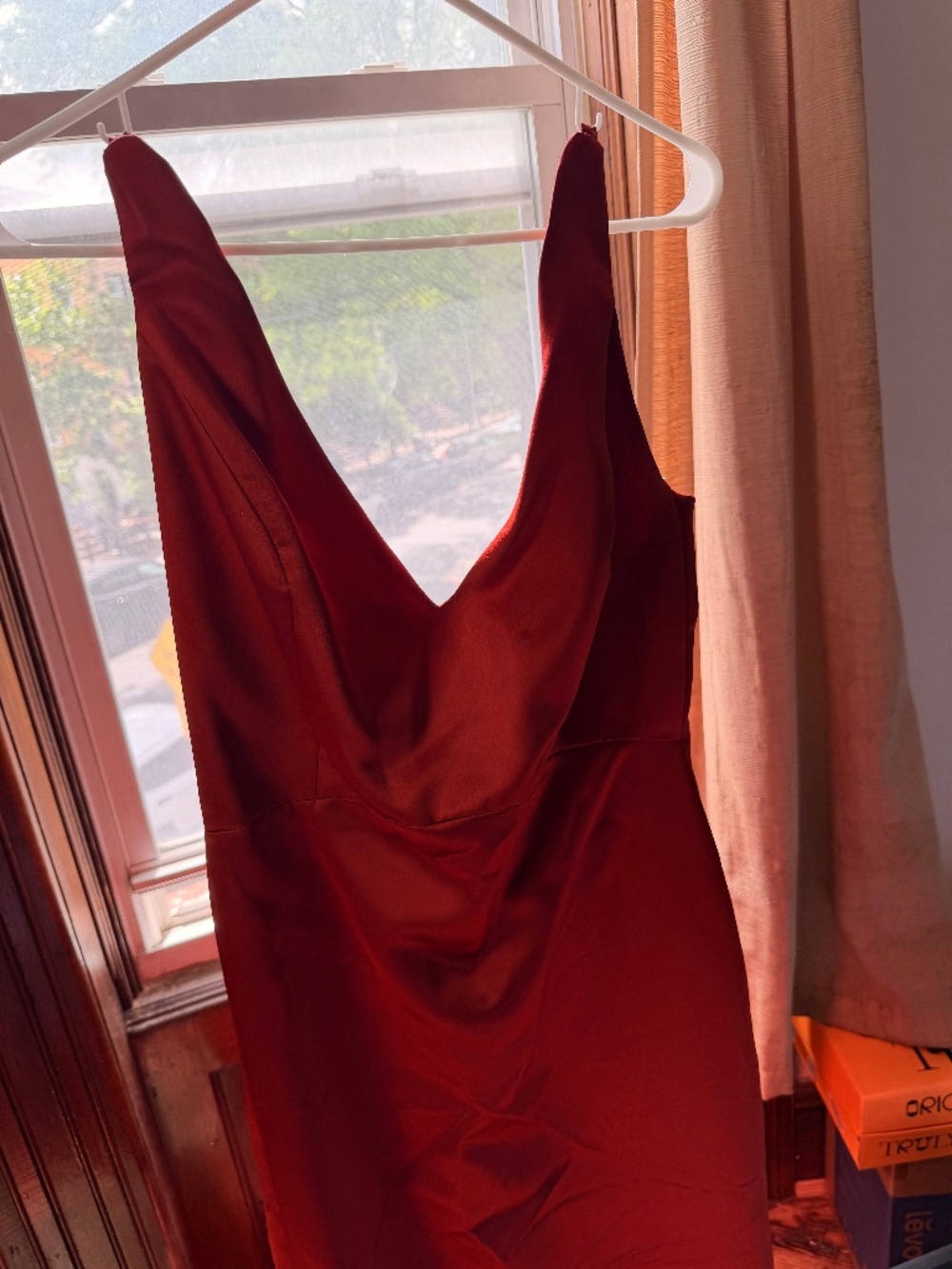 Jim Hjelm Vintage Burnt Orange Dress